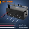 Nilight 4 Gang Rocker Switch Box 12V SPST ON Off