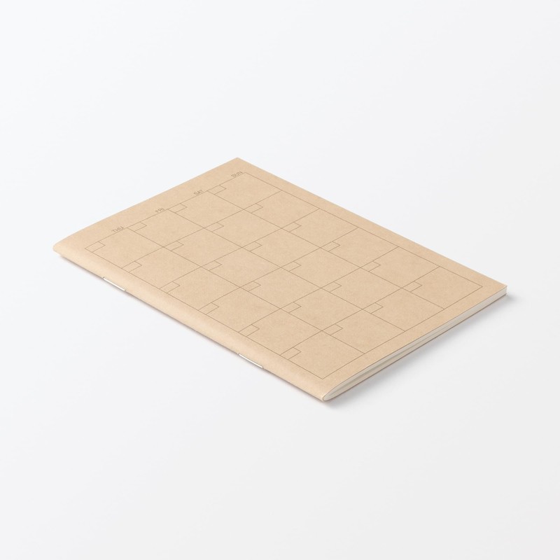 Muji 84925276 Monthly Notebook, A6, 32 Sheets