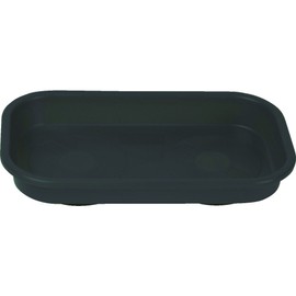 TRUSCO(トラスコ) 角型樹脂マグネットトレー 黒 TAMT-1424-BK