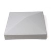 True 6x6 (155mm x 155mm) Plastic Pyramid Vinyl Fence Post
