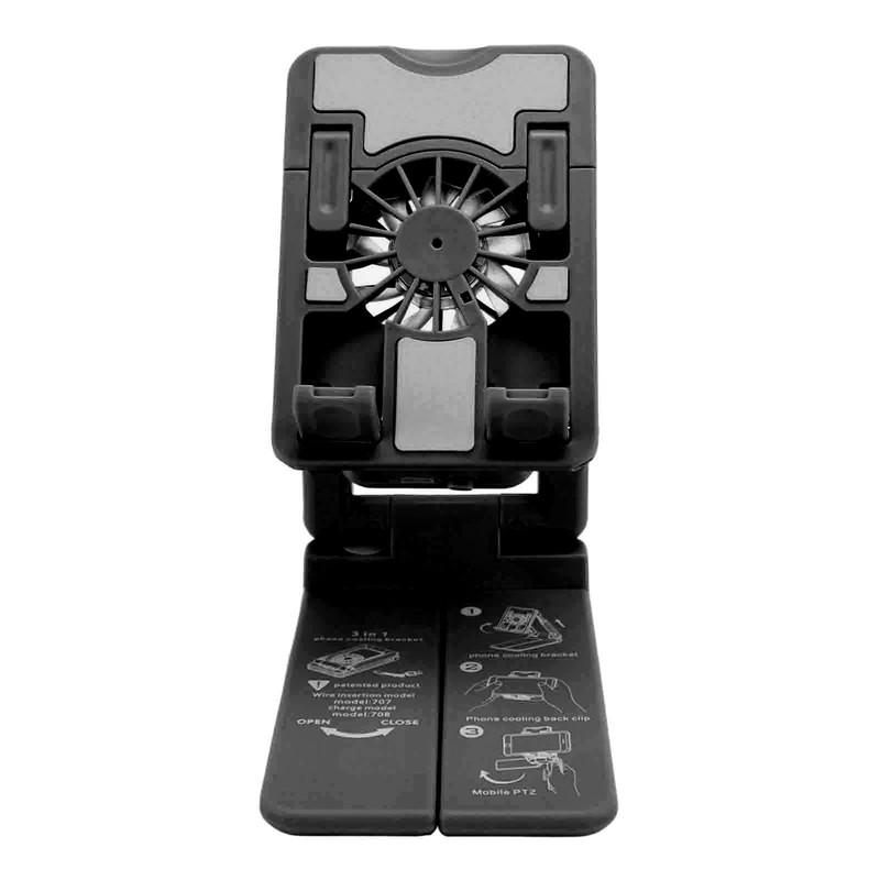 Cell Phone Cooler Stand Height Adjustable Desk Mobile Phone Radiator