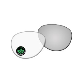 Raydi Impact-Resistant Polycarbonate Replacement Lenses Compatible with Meta Headliner RW4009 50mm - Sunglass Lenses - Photochromic Clear - Non-Polarized