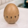 MIJOMA Kitchen Timer in Egg Shape, 60 Minute Timer, Plastic,