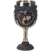 Pacific Giftware Skeleton Couple Goblet, 7-inch Height, Resin