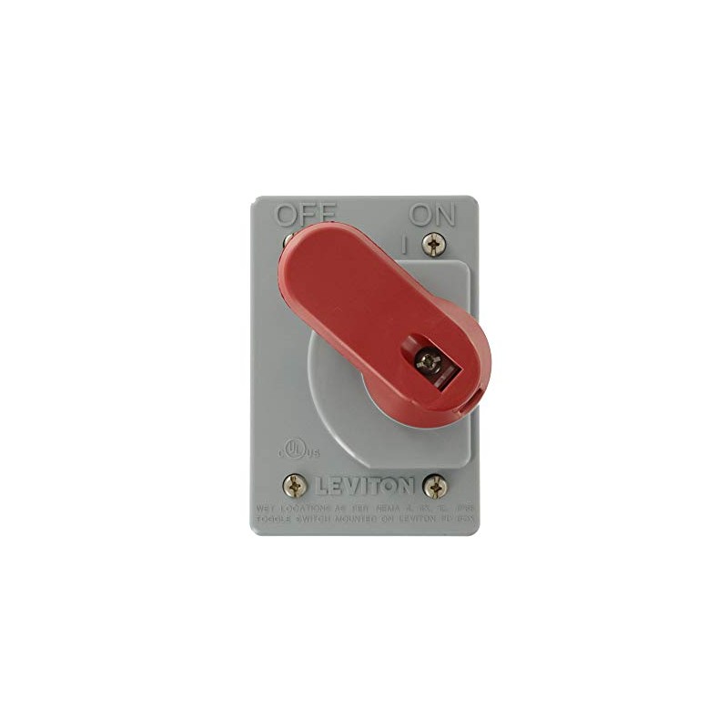 Leviton Wetguard Watertight Toggle Switch Cover, IP66, NEMA 4 &