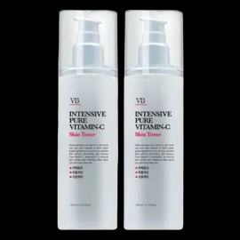 Basic care Vivas Pure Vitamin C Skin Toner 140ml x 2 (functional) / 기초케어 비바스 퓨어비타민C 스킨토너140ml X2개 ( 기능성)