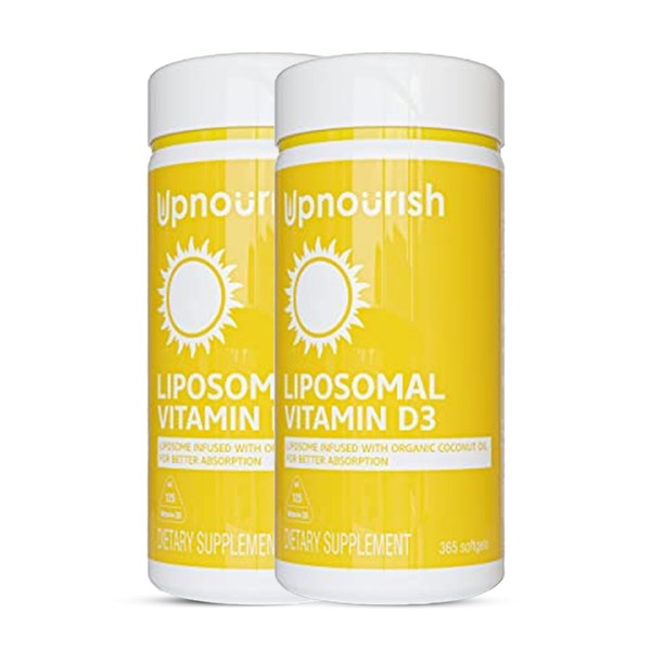 UpNourish 2 Pack - Liposomal Vitamin D 5000 IU 730