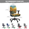 ELEDIZI Office Chair Cover Van Gogh Sunflower Desk Chair Cover