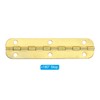 PATIKIL 6pcs Small Piano Hinges 2.6" x 0.6" Mini 180