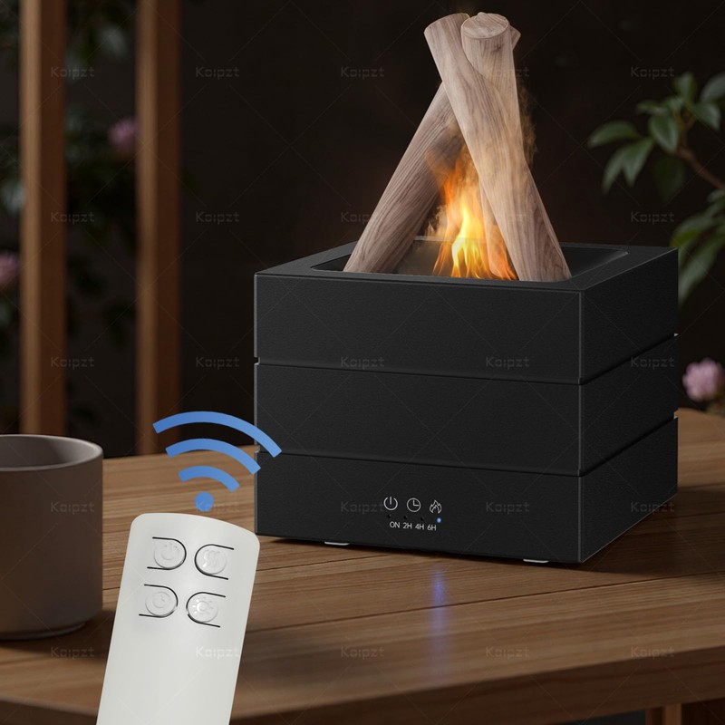 Bonfire Aromatherapy Essential Oil Diffuser, Campfire Flame Fire Diffuser with