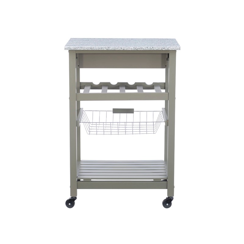 Linon Kitchen Island, Gray