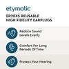 Etymotic ER20XS-SMF-C Earplugs, ER20XS Series, Standard Fit, 3 Flange Eartips,