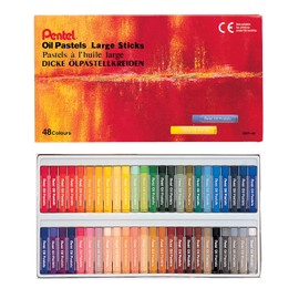 Pentel Oil Pastel Set - Assorted Colours, Pack of 48