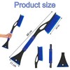 DONGSZQ Ice Scraper Car with Broom 2-in-1 Snow Brush Car,