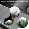 Absorbent Cup Holders Car Coasters,2 Pack Ceramic Stone Drinks Coaster