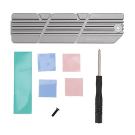 NVME M.2 SSD Heatsink for Slim 2 in 1 Professional Mg Aluminum Alloy M.2 Heatsink SSD Cooler for Replacement