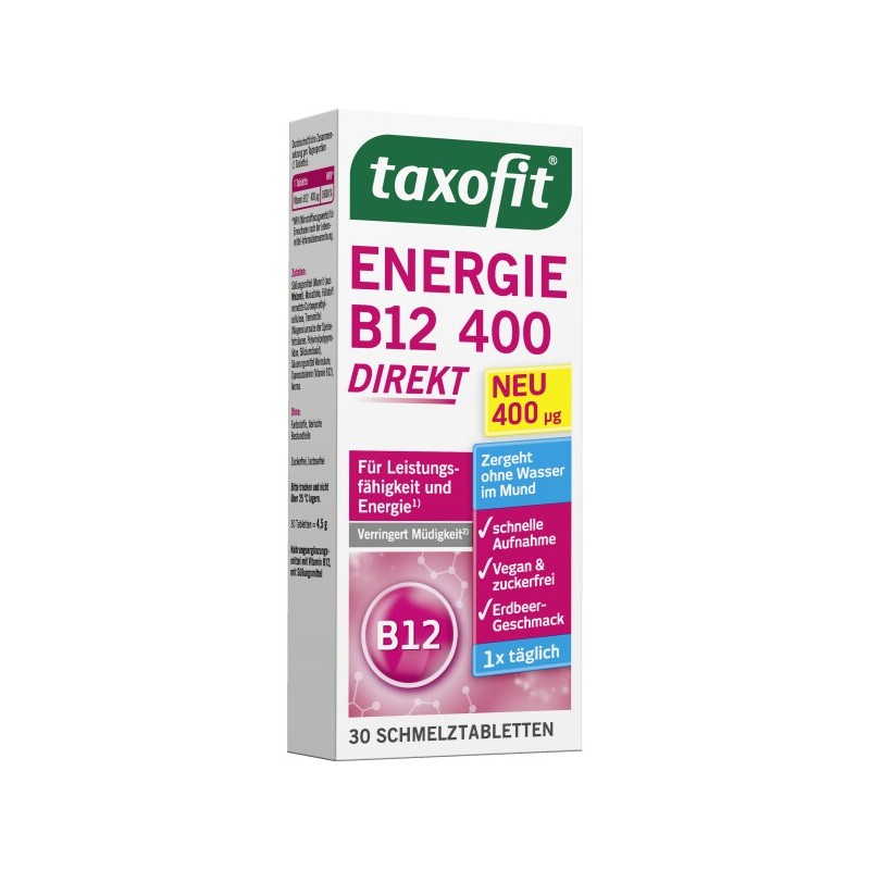 탁소피트 taxofit 에너지 B12 400 다이렉트 30정 4.5g Taxofit Energy