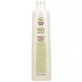 Trader Joe's Tea Tree Tingle Body Wash Peppermint And Eucalyptus 16 Fl Oz