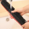 Maya Professional Tools 02029 Gummi-Besen Ideal zur Reinigung von Haaren