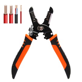 Htaexpu Wire Stripper, 3-rd Generation Wire Strippers or Crimping Tool, 5-IN-1 Wire Crimper or Cutter, 10-20 AWG Electric Wire, Multi-Function Hand Tools