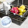 PATIKIL 30pcs Kitchen Sink Rack Feet 4mm Inside x 12.5mm