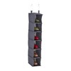 Relaxdays Wardrobe Hanging Shelf, 6 Compartments, Fabric, H x D