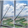 ITTAHO Squeegee for Window Cleaning,12" Squeegee and 11" Microfiber Scrubber