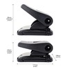 Rapesco PF827PB2 Hole Punch - 827-P, 30-Sheet Capacity. Black