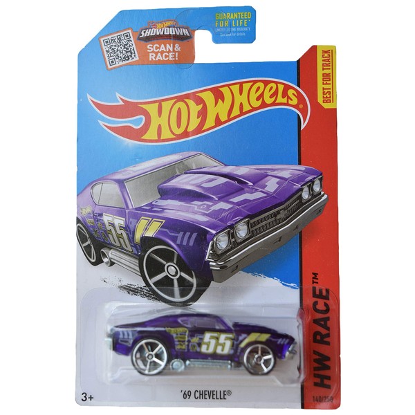 Hot Wheels '69 Chevelle, HW Race 140/250 [Purple]