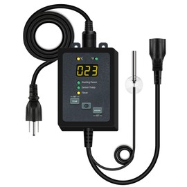 SYSAI Digital Thermostat Controller for Reptiles, Seed Germination, Breeding, Incubation and Small Greenhouse, 50-95°F, 1.5A 150W