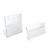 Acrylic Single-Sided Paper Holder Display Stand for Products 1 pc 100x100mm 10ea
