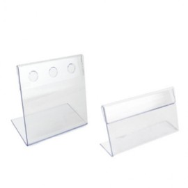 Acrylic Single-Sided Paper Holder Display Stand for Products 1 pc 100x100mm 10ea