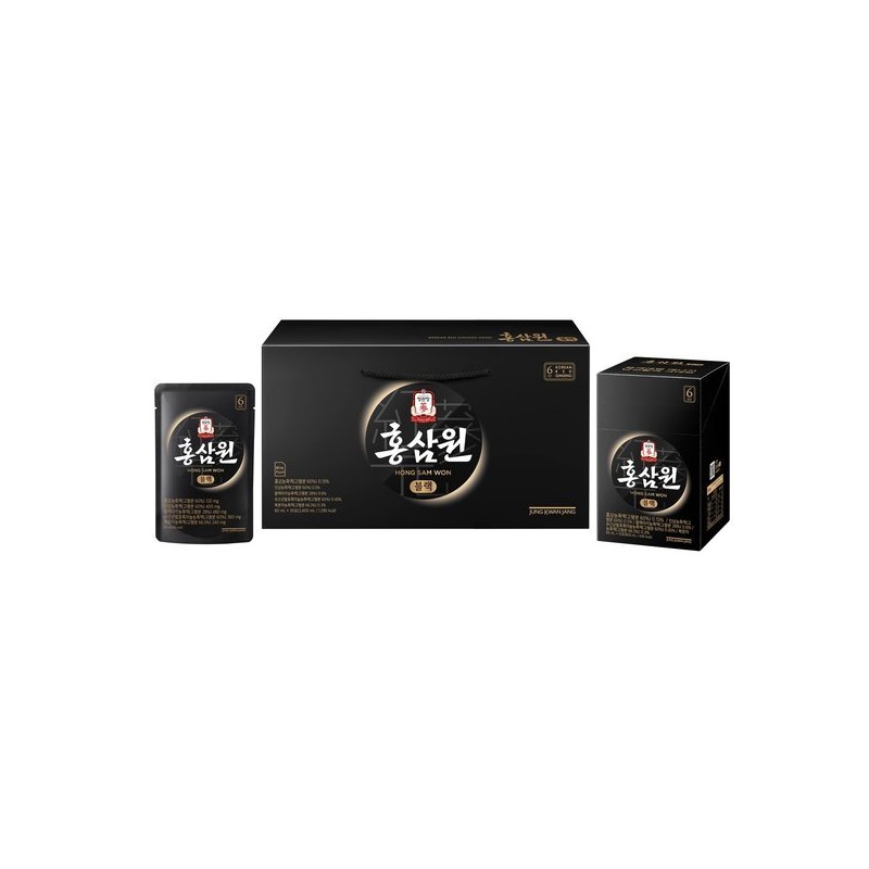 Jengkwanjang 정관장 홍삼원 블랙(80mlx30포) Jongga Red Ginseng Extract Black (80ml