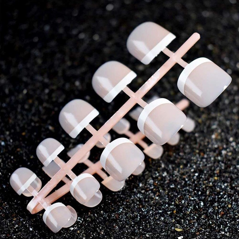 Pack of 120 Toenails, 12 Sizes False Toenails Kit, Toenail