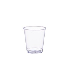 SETUP Clear Hard Plastic Shot Glasses [1 oz. - 100 Count] Disposable Shot Cups