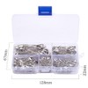 HappyHome 220pcs Silver Safety Pins 6 Sizes 22mm 28mm 32mm