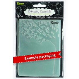 Darice Prägeschablone, Eulen auf AST, Plastik, transparent, 10,8 x 14,6 x 0,4 cm