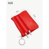 HXT-OAK Wallet Credit Card Wallet Business Card Wallet Leather Keyring,
