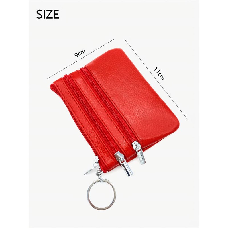 HXT-OAK Wallet Credit Card Wallet Business Card Wallet Leather Keyring,
