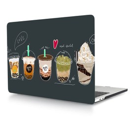 Case Compatible with MacBook Air 13 Inch 2020 2019 2018 Release A1932 A2179 A2337 M1 with Retina Display and Touch ID, Plastic Protective Hard Shell Snap Case, Milk Tea