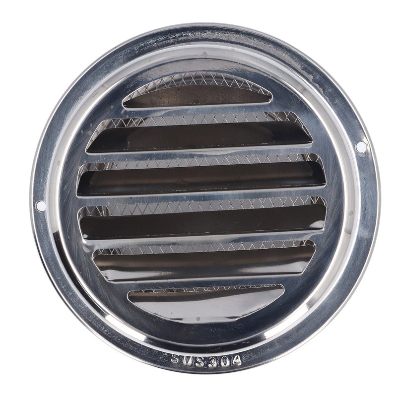 Stainless Steel Air Vent Cap Louvered Vent Cover Round Air