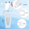 Blcculi Baby Hanger Clips, 50 Pcs Plastic Finger Clips, Strong