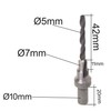 Aqbau Drill Bit 5 mm for Furniture Connection Screws Wood