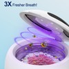 Upgraded Ultrasonic Retainer Cleaner, 45kHz Retainer Cleaner Machine for Denture