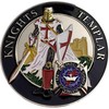 Knights Templar Emblem (3”) (Auto Emblem or Masonic Showcase) Three