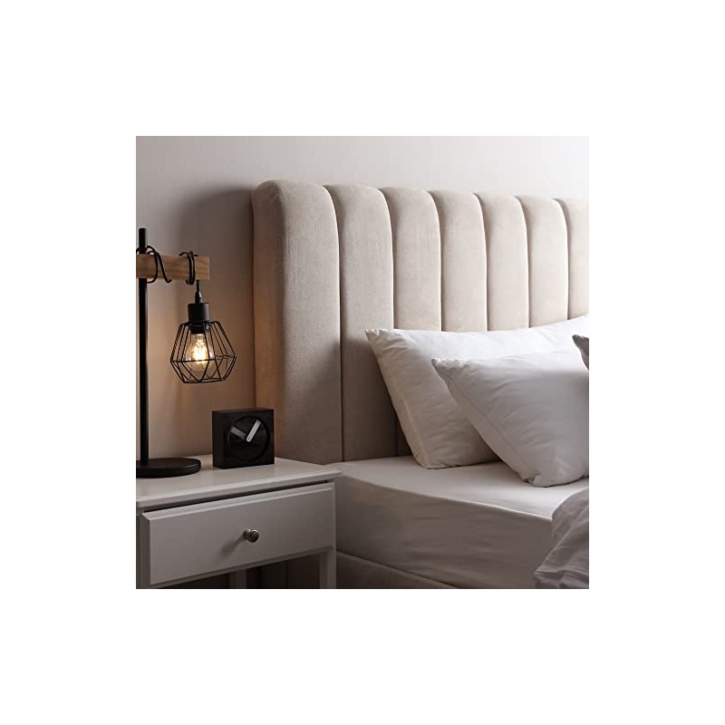 linensland® Super King Fitted Sheet Beige - 100% Egyptian Cotton