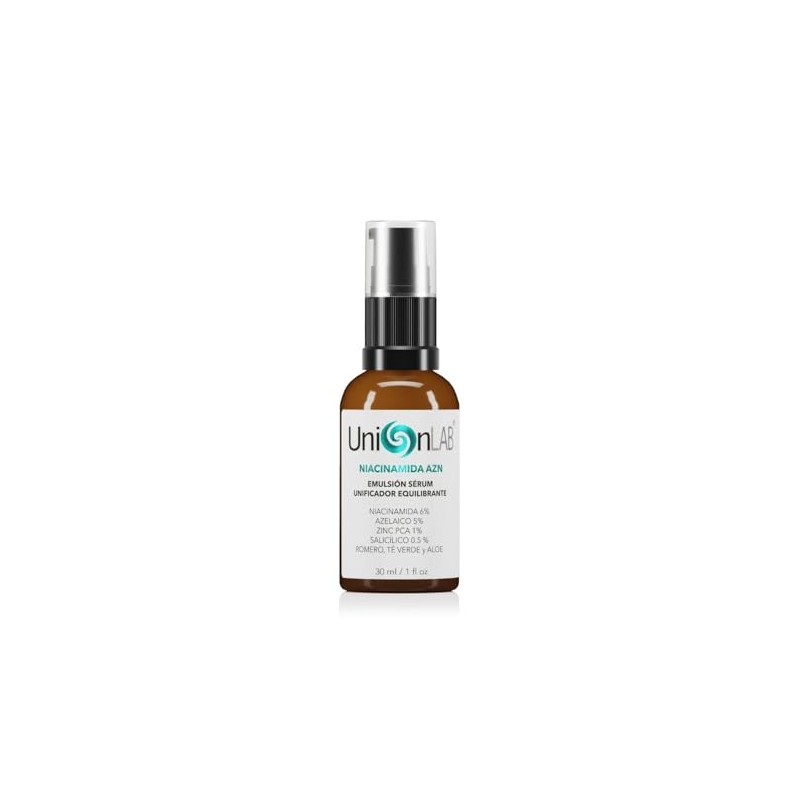 NIACINAMIDA AZN Emulsión Sérum Facial Unificador Equilibrante, 30 ml