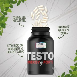 Testo Energy Forte Natural 60cap 900mg