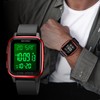 Men's Digital Sports Watch, Ultra-thin Watch, Simple, Unisex, 3 ATM