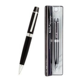 Nesse NEW Steve Oil-based Pen No. 1 Black (Body Color) (1.0mm Black) / 네쎄 NEW 스티브유성펜 1호 블랙(바디색상) (1.0mm흑색)